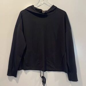 Avia Black Pullover‎ Crossover Back Hoodie Hooded Sweatshirt Women's Large (759)